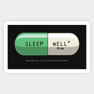 Sleep Well Sticker